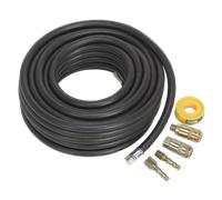 Aria Kit Tubo 15m X Ø8mm Con Connettori - Sealey AHK01 Nuovo