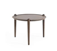Aria Tavolino da caffè Ø50 Basso Rovere Scuro