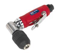 Aria Trapano Angolo Con Ø10mm Mandrino Autoserrante - Sealey GSA231 Nuovo