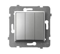 ARIA triplo connettore argento LP-13U/m/18