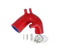 Aria Tubo Aspirazione Tubo Flessibile Aspirazione In Silicone Motore Per Abarth 500 595 695 T-Jet 1.4L Con Turbo Garrett 1446 Per Competizione Per Turismo Per Esseesse(Rosso)