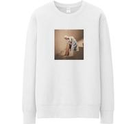 Ariana Grande Staircase White XL Felpa con cappuccio