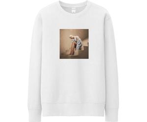 Ariana Grande Staircase White XL Felpa con cappuccio