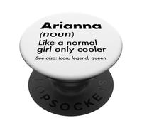 Arianna Come Una Ragazza Normale Solo Cooler Queen Nome PopSockets PopGrip Adesivo