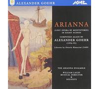 Alexander Goehr Arianna - The Lost Opera of Monteverdi (CD) Album