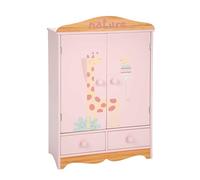 ARIAS - Armadio in legno della collezione Nature. Include un set di cinque grucce e due cassetti. Dimensioni: 40 x 20,50 x 61 cm. Giocattolo Bambini +3 anni (ARI21581)