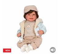 Arias Bambola Reborn Tommy da 45 cm con Accessori Inclusi 3anni+