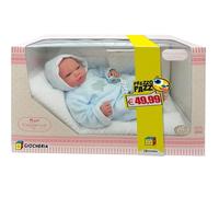 Arias Bebè Bambola con Tutina Azzurra 40 cm
