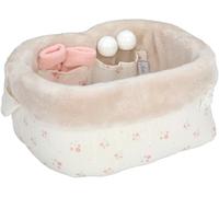 Arias - Cesto Elegance con accessori 10x1. Include spugna, ciuccio con catenina, un pannolino, un paio di calzini, due biberon magici e due vasetti. Giocattolo Bambini +3 anni (ARI6334)