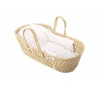 ARIAS - Cesto in vimini della collezione Elegance con due maniglie, protezione, materasso e cuscino. Giocattolo Bambini +3 anni (ARI6336)