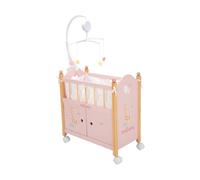 ARIAS - Culla della collezione Nature. Include armadio e una bella giostra. Dimensioni: 50,50 x 27 x 54 cm. Giocattolo Bambini +3 anni (ARI21586)