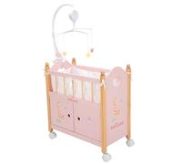 ARIAS - Culla della collezione Nature. Include armadio e una bella giostra. Dimensioni: 50,50 x 27 x 54 cm. Giocattolo Bambini +3 anni (ARI21586)
