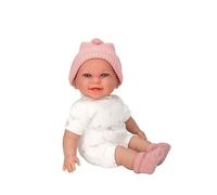 Arias Elena Bebè Bambola che Ride con Cappellino Rosa 34 cm