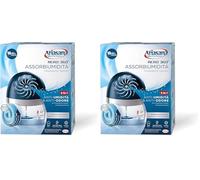 Ariasana Aero 360° kit Assorbiumidità in Plastica Riciclata, Deumidificatore non Elettrico e Riciclabile, Assorbi Umidità contro Condensa e Muffa, 1 Dispositivo e 1 Ricarica TAB da 450 g