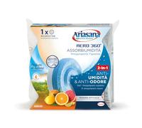 Ariasana Aero 360° Ricarica TAB Agrumi per Dispositivo Aero 360° kit, Assorbi Umidità in Tab Profumata Energizzante, Elimina i Cattivi Odori, Aromaterapia, 1 TAB da 450g