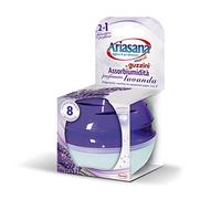 Ariasana Assorbiumidità Piccoli Spazi by Guzzini, Azione assorbiumidità e antiodore, Lunga Durata, fino a 8 Settimane, Profumazione Lavanda, 45g, 1 pezzo