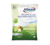 Ariasana Ricarica in Sali Assorbiumidità Fragranza Agrumi 1 Busta da 450 Grammi Assorbono Efficacemente l'Eccesso di Umidità