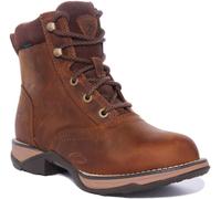 ARIAT Anthem Stivali da donna con punta tonda e lacci, impermeabili, Marrone invecchiato., 38 EU