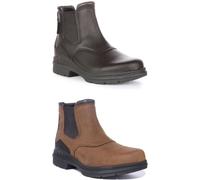 ARIAT Barnyard Chelsea IN Pelle Stivali Uomo IN Marrone Misura UK 6 - 12