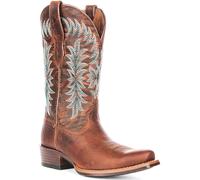 Ariat Beaumont Western Mezzo Polpaccio da Infilare Uomo Stivale IN Marrone Blu