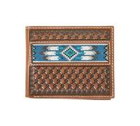 ARIAT Bifold Southwest - Portafoglio, colore: Marrone
