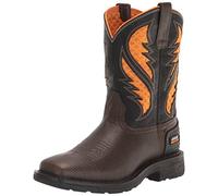 ARIAT Boys' Venttek Western Work Boot Soft Toe Brown 8.5 D