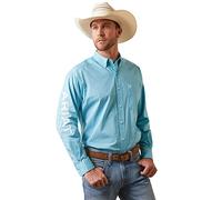 ARIAT Camicia Team Caiden Classic Fit, Gulf Stream, S Uomo