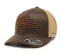 ariat Cappellino Patriot Snapback Uomo, Marrone, Taglia Unica