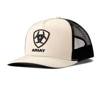 Ariat Cappello da Uomo Ricamato con Logo Cachi e Marrone