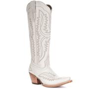 Ariat Casanova Donna a Punta Al Ginocchio Cowboy Stivale IN Rosso Scuro EU 36-42