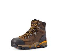 ARIAT Endeavor - Stivali da lavoro da uomo, impermeabili, con punta in carbonio, 15,2 cm, Marrone, 43 EU