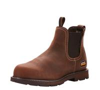 ARIAT Groundbreaker Chelsea impermeabile Stivale da lavoro con punta in acciaio 40 marrone scuro