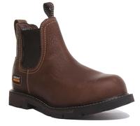 ARIAT Groundbreaker Impermeabile Da Lavoro Punta IN Acciaio Uomo Stivale IN Nero