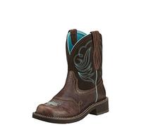 ARIAT Heritage Dapper Fatbaby Western Boot-Stivali da Donna in Pelle, Fudge al Cioccolato Reale, 37 EU