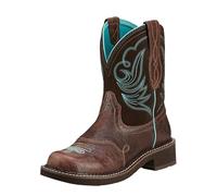 ARIAT Heritage Dapper Fatbaby Western Boot-Stivali da Donna in Pelle, Fudge al Cioccolato Reale, 37 EU