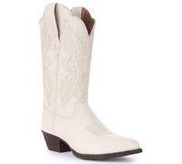 ARIAT Heritage R Punta Elasticizzato da Infilare Western Stivale Bianco Donna UK