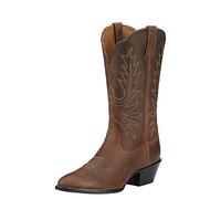 Stivali western da donna in pelle Ariat Heritage R Toe Marron 37/B