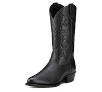 ARIAT Heritage - Stivali da cowboy da uomo, punta tonda, Cervo nero, 9 Wide