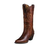 Stivali western da donna in pelle Ariat Heritage R Toe Marron 39/B