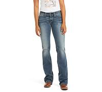 Ariat - Jeans Real Whipstit Denim Femmes, Taille Moyenne, 33 Regular, Rainstorm