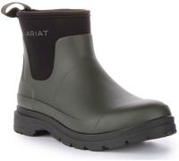 ARIAT Kelmarsh Corto Gomma Chelsea Pioggia Donna Stivale Verde Oliva UK 3 - 8