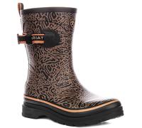 Ariat Kelmarsh Medio Leopardo Chelsea Gomma Donna Stivale Verde Oliva EU 36-42