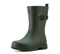 ARIAT Kelmarsh - Stivali da pioggia da donna a metà polpaccio, tacco basso 2,5-5,1 cm, multicolore, Verde oliva scuro, 38.5 EU