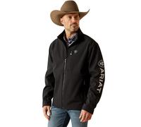 ARIAT Logo Softshell Jacket Giacca, Nero, Large Uomo