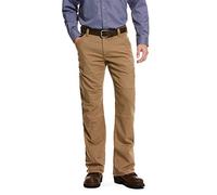 Ariat Men’s Flame Resistant M5 Cordura Stretch DuraLight Canvas Stackable Straight Leg Pant Field Khaki