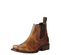 ARIAT Midtown Rambler Uomo Punta Quadrata Chelsea Stivali IN Brown Taglia UK 7 -