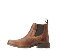 ARIAT Midtown Rambler Uomo Punta Quadrata Chelsea Stivali IN Brown Taglia UK 7 -