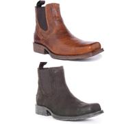 ARIAT Midtown Rambler Uomo Punta Quadrata Chelsea Stivali IN Marrone EU 40-48