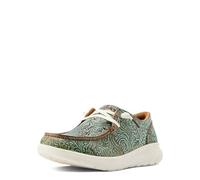ARIAT Mocassino Hilo Donna, Rilievo floreale vintage Turq, 39 EU