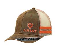 ARIAT Oil Corner Side Stripe Mesh Cappellino da Baseball, Marrone, Taglia Unica Uomo